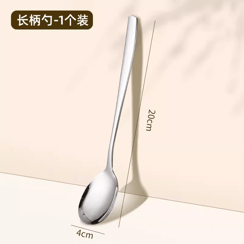 Thìa muỗng inox 304 FEEKA cán dài cao cấp, muỗng thìa inox 304 cao cấp cán dài - WUCTAXUDX1
