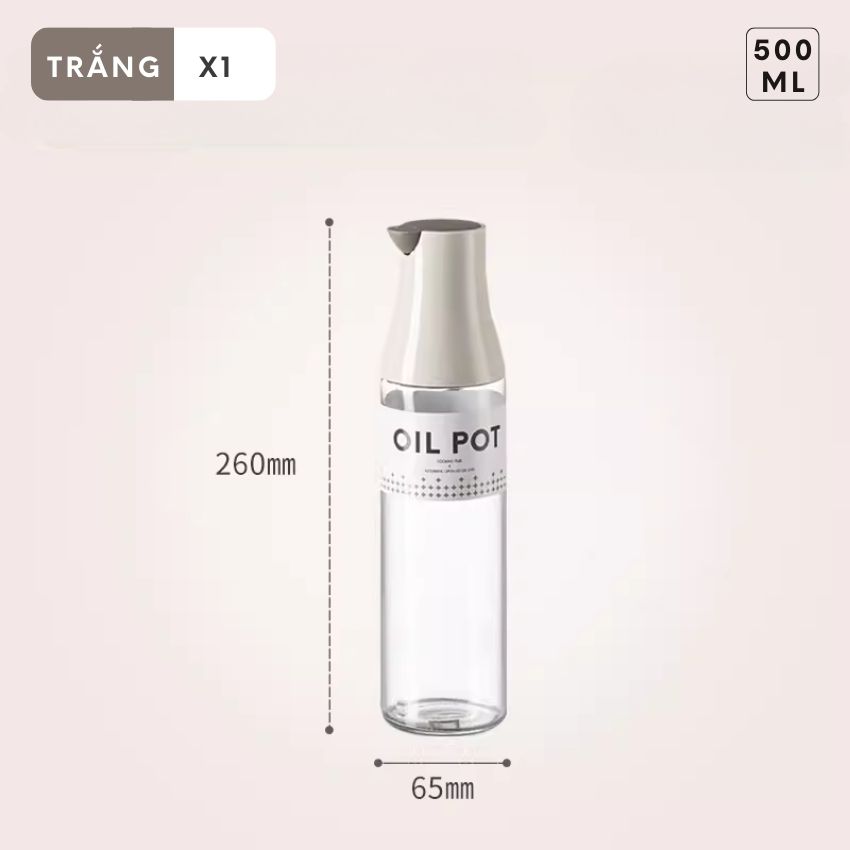 Bình đựng dầu ăn thông minh FEEKA nắp tự đóng mở, chai đựng dầu ăn thủy tinh cao cấp sang trọng - PMGVDARDRSTR500