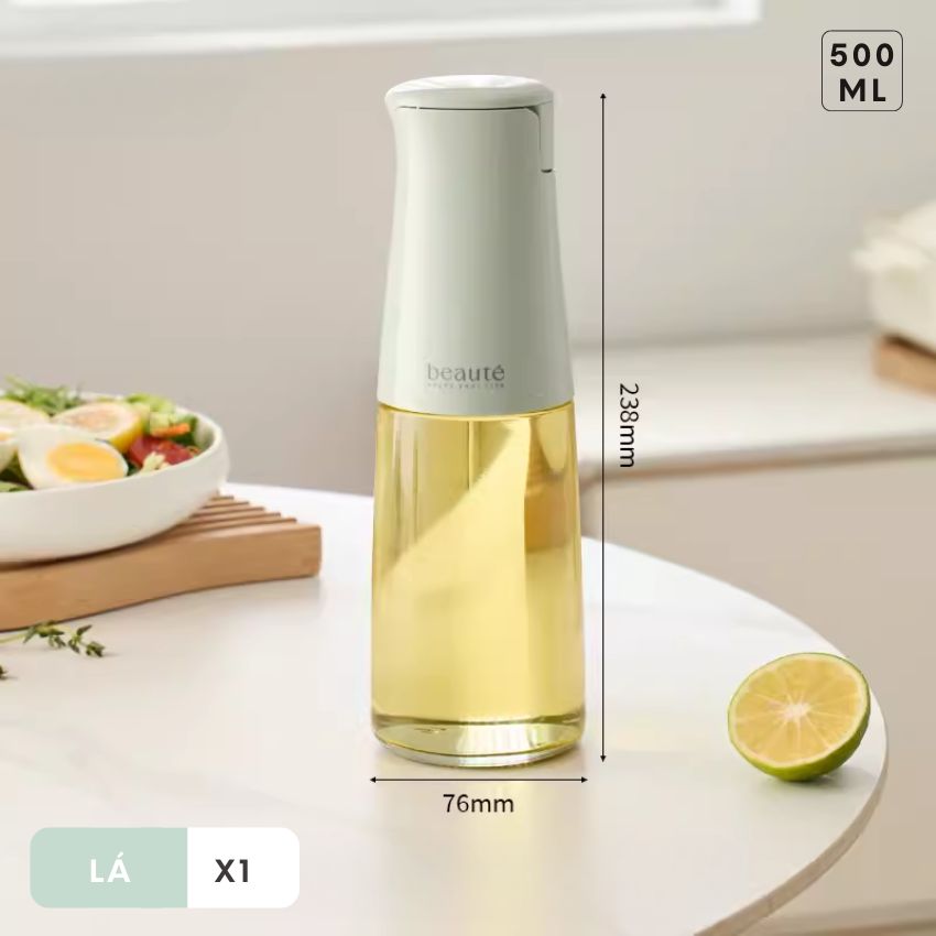Bình đựng dầu ăn thông minh FEEKA nắp tự đóng mở, chai đựng dầu ăn thủy tinh cao cấp sang trọng - BAEGVDARD01TR