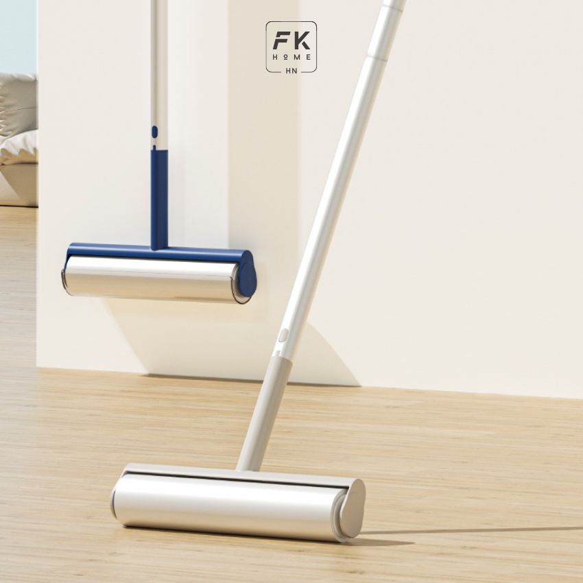 Cây lăn bụi giường FEEKA dài 100 cm rộng 24cm, chổi lăn bụi quần áo phiên bản mới phong cách sang trọng - DLCHLB1L022TR24