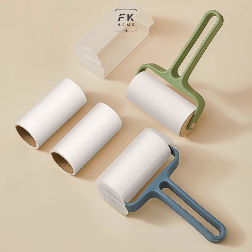 Cây lăn bụi quần áo 10 cm đa năng FEEKA có móc treo, chổi lăn bụi giường ghế sofa và lông chó mèo - DLCHLB1L01TR10
