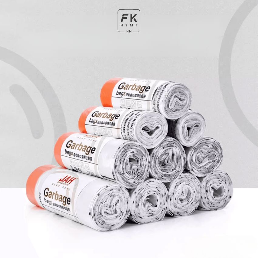 Combo cuộn túi rác dây rút siêu dai tri ân khách hàng - JAHKHCTR01X1