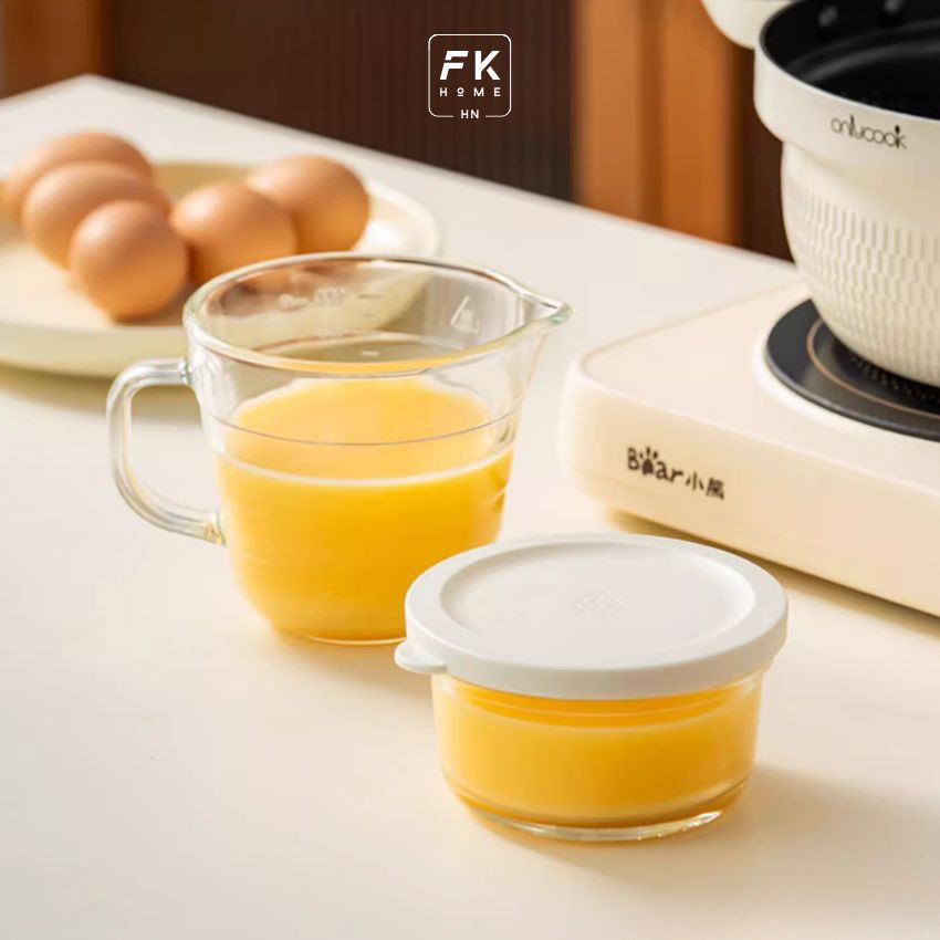 Hộp đựng thực phẩm thủy tinh chịu nhiệt chống ẩm cao cấp, hũ thủy tinh đựng thực phẩm xếp chồng - IGHTPLH03TR350SD