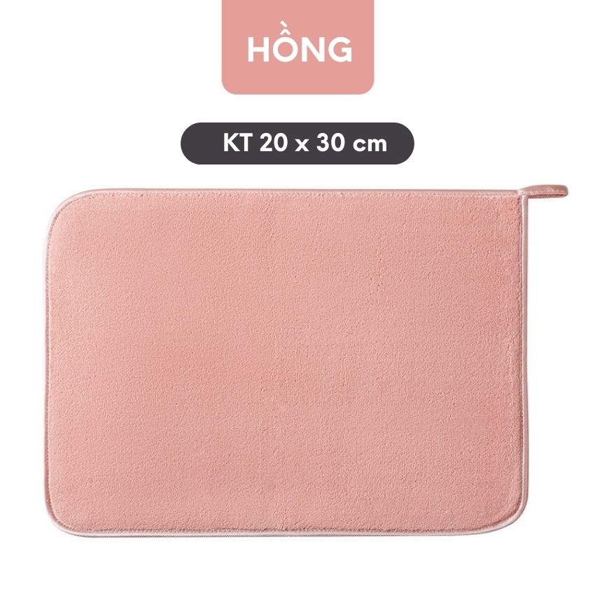 Khăn lau tay treo bếp vải microfiber có móc treo sang trọng, khăn lau bếp cao cấp có móc treo siêu thấm - BTKHLT5S