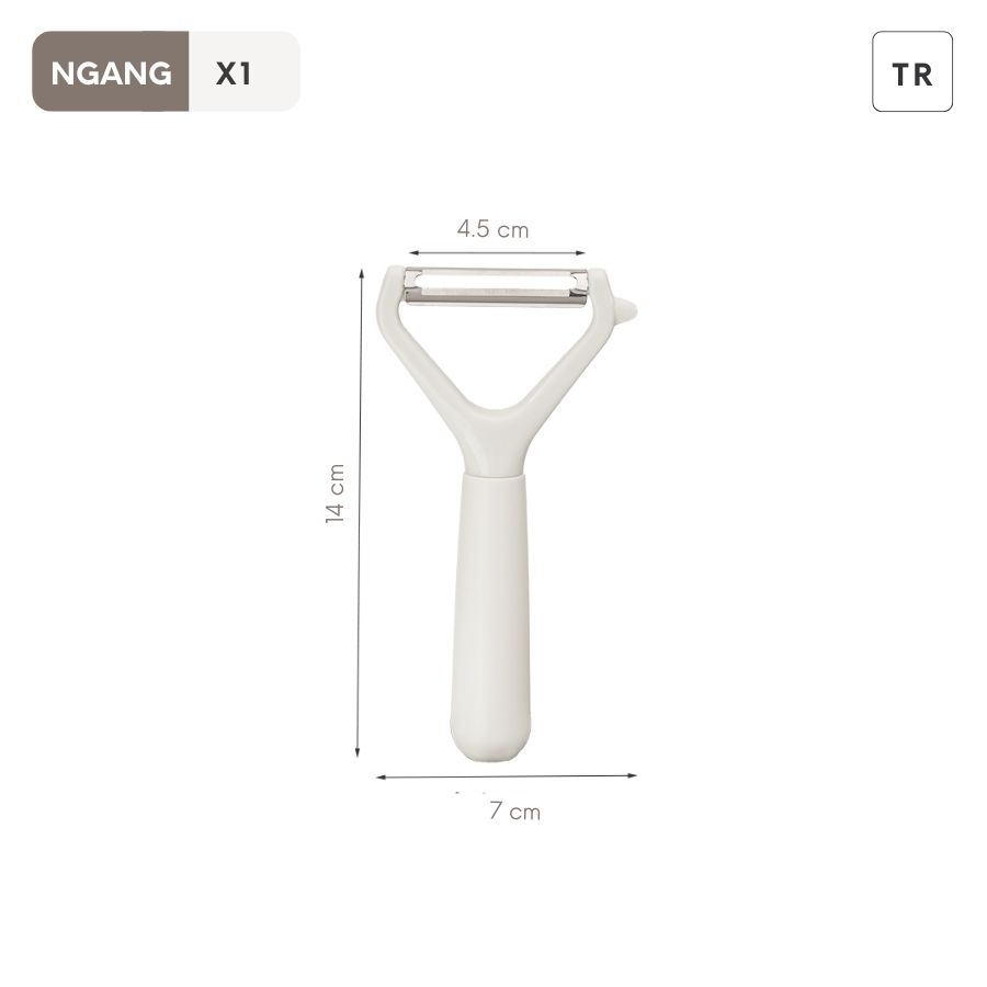 Dụng cụ nạo vỏ rau củ quả đa năng FEEKA 2 phiên bản dọc ngang chống gỉ - PMNAD021TR