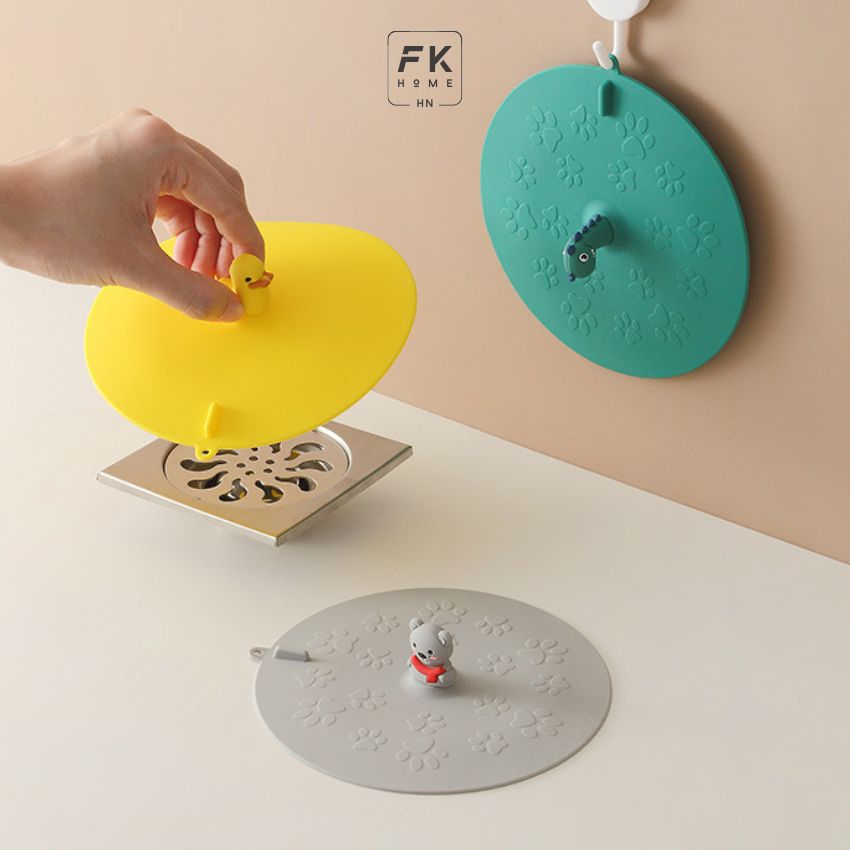 Nắp đậy cống thoát nước ngăn mùi hôi silicon FEEKA, ống bịt cống chặn mùi hôi cống đa năng - UNKHCCCKL
