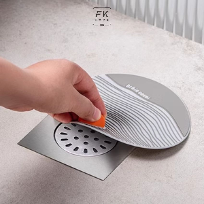 Nắp đậy cống thoát nước ngăn mùi hôi silicon FEEKA, ống bịt cống chặn mùi hôi cống đa năng - UNKHCCCRAPXB